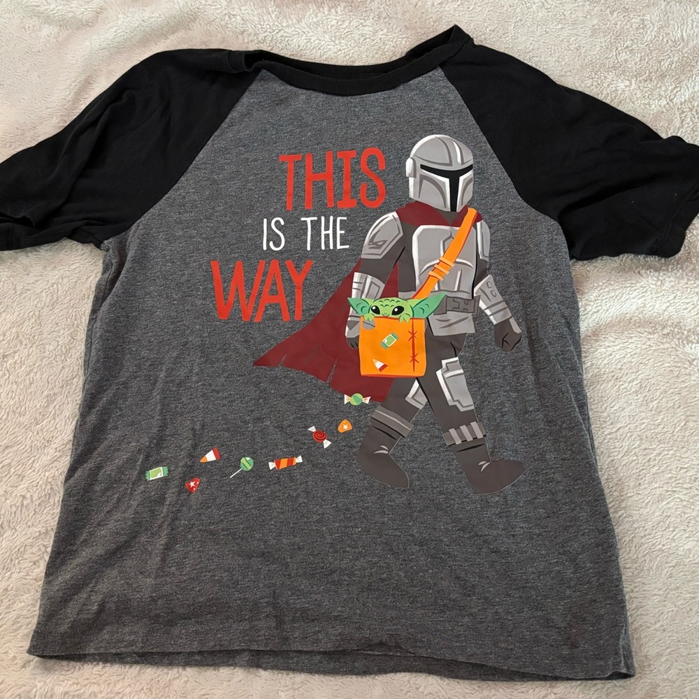 Star Wars Black and Gray T-Shirt Halloween 14/16